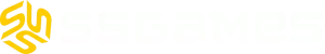 A logomarca SSGAMES, com suas iniciais S em amarelo vibrante e SSGAME em branco, simboliza inovação e diversão. Descubra o mundo das apostas online conosco!
