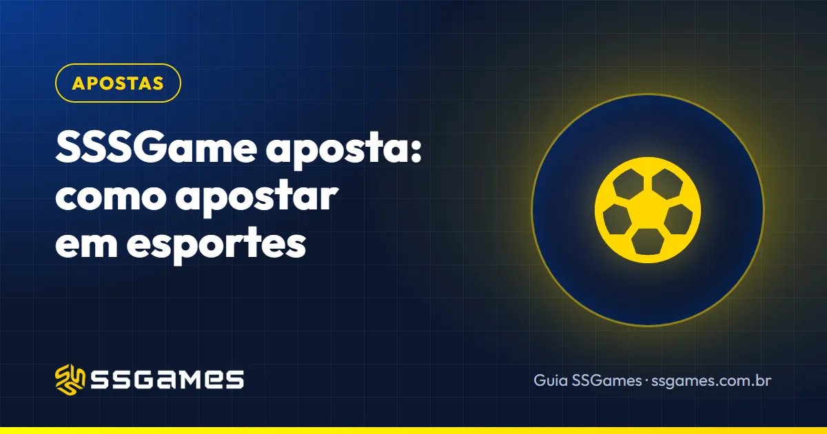 sssgame aposta: capa do guia do SSGames com uma bola de futebol, sobre apostas esportivas na plataforma
